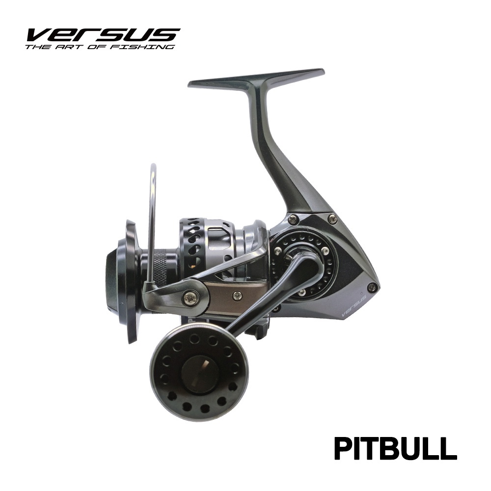Reel Versus Pit Bull All Metal Body and Power Handle 11 Ball Bearing