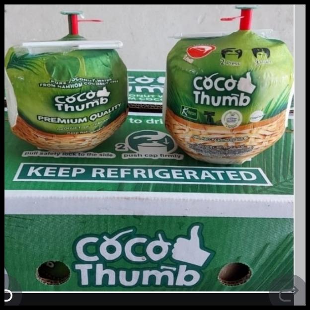 

GRATIS ONGKIR BUAH KELAPA THAILAND COCO THUMB ISI 12 P/ BUAH IMPORT PREMIUM QUALITY/ !!!