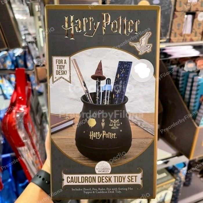 

✨Sale Harry Potter Cauldron Desk Tidy Set With Stationery Terbatas