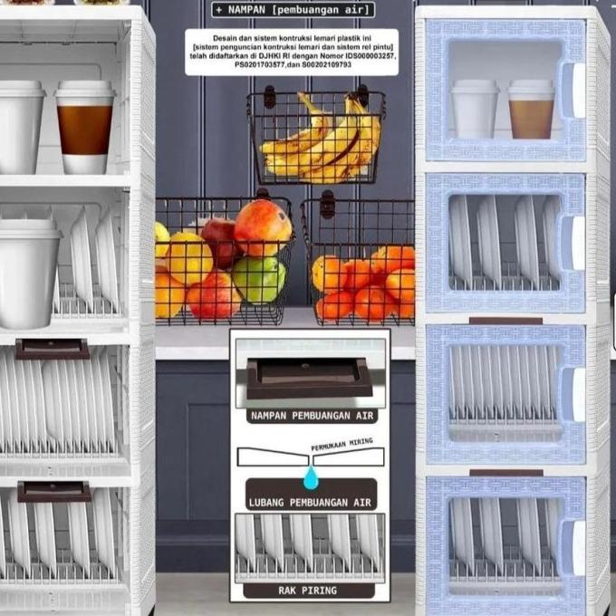 *$*$*$*$] Rak piring Plastik Akako