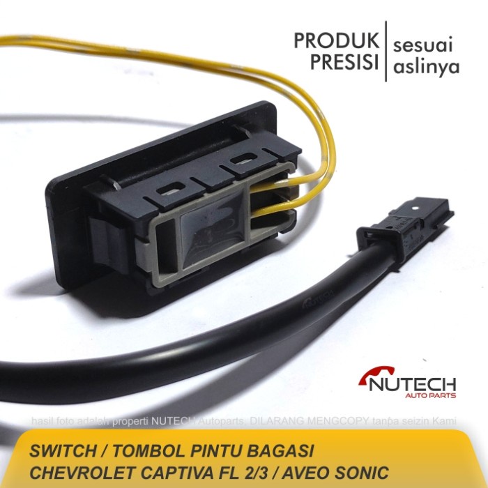 Switch Tombol Pintu Bagasi Belakang Captiva FL 2 3 FL2 FL3 Aveo Sonic (NAUZATECH AUTOPARTS)