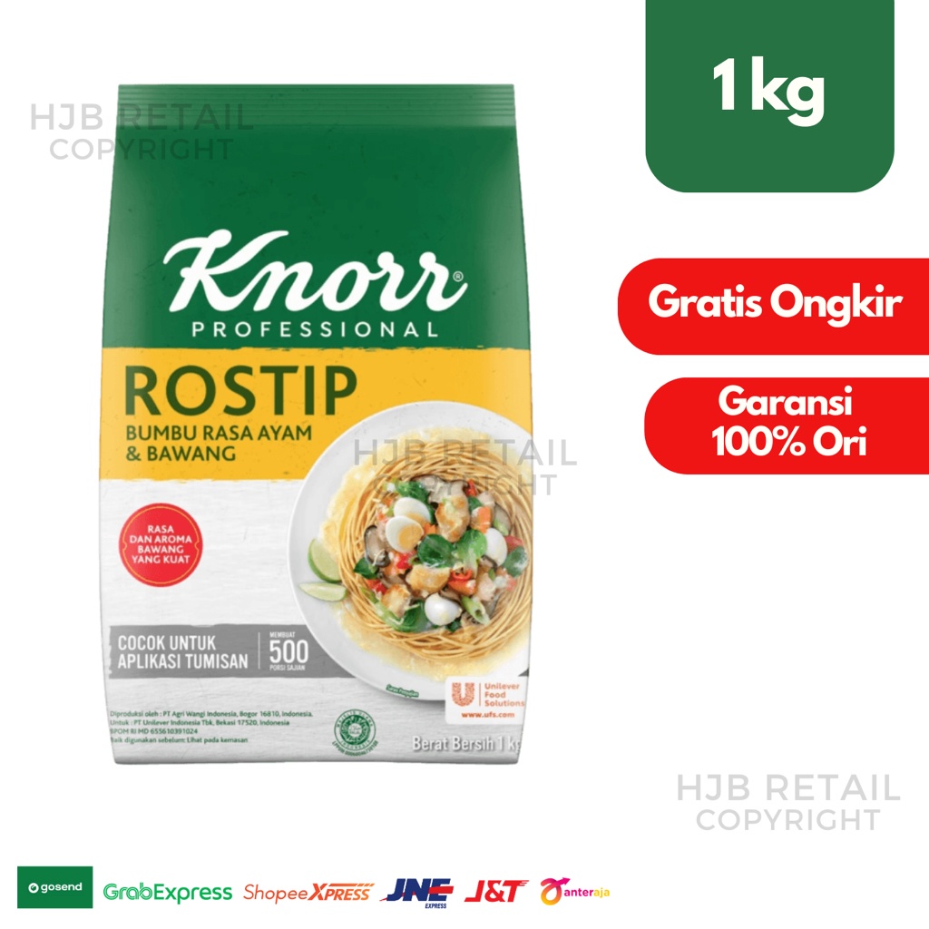 

Knorr Rostip Bumbu Yedap Rasa Ayam Bawang 1Kg