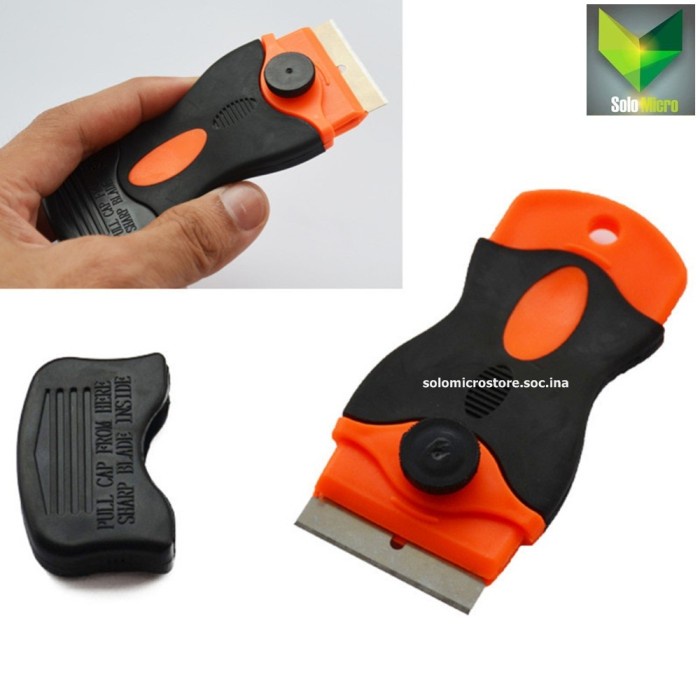 

Pisau Pengupas Stiker Serbaguna Scraper Knife for Car Sticker QD-0485
