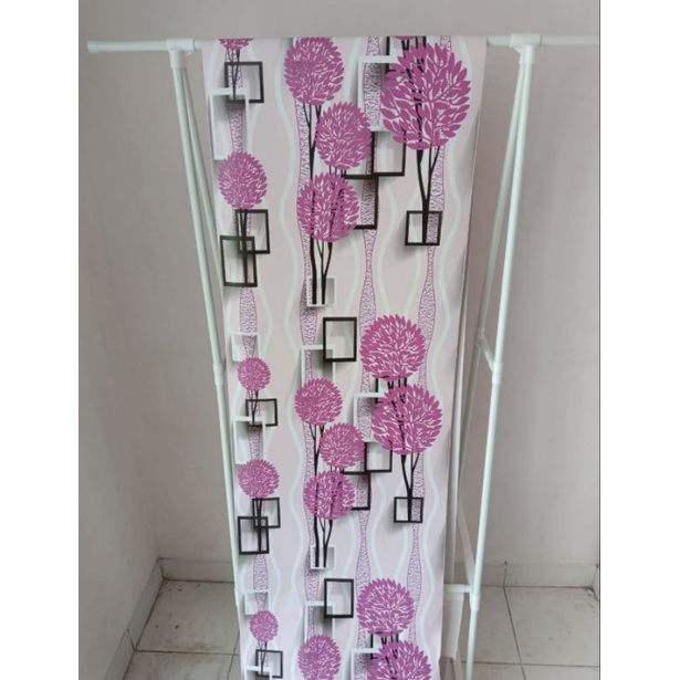 Wallpaper Stiker Dinding ukuran 45cmx10m motif gh248 gh248-1 gh248-2 wallsticker wallpaper 3d polkad