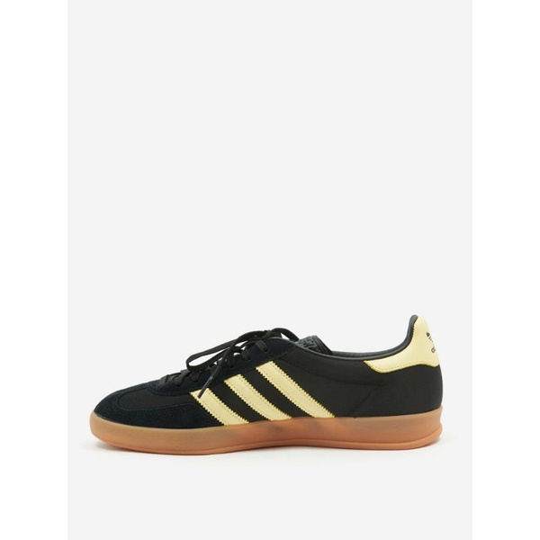 Adidas Gazelle Indoor Core Black Almost Yellow Gum Original