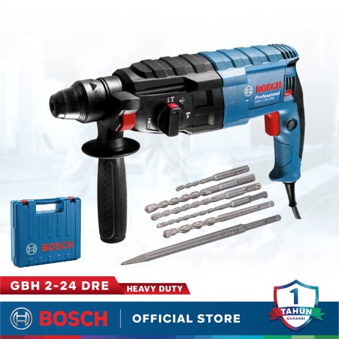 Gbh 2-24 Dre Bosch Rotary Hammer Hammer Drill Bor Bobok Beton Gbh 224 Promo Terbaru