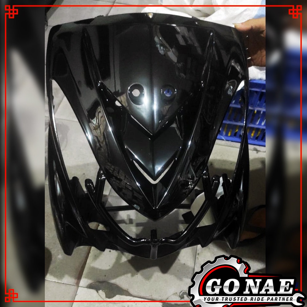 Panel Body Bodi Tameng Kap Depan Dasi Hidung Mio Soul Karbu Karburator Lama Old Hitam Yamaha Murah B
