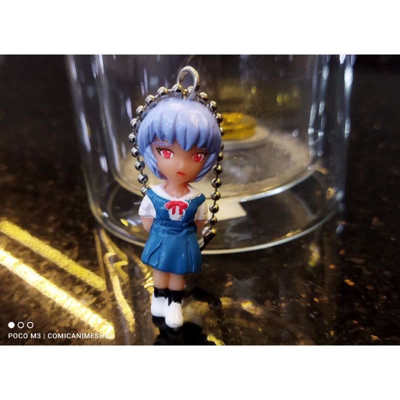 Keychain Figure Evangelion Rei Ayanami Kaworu