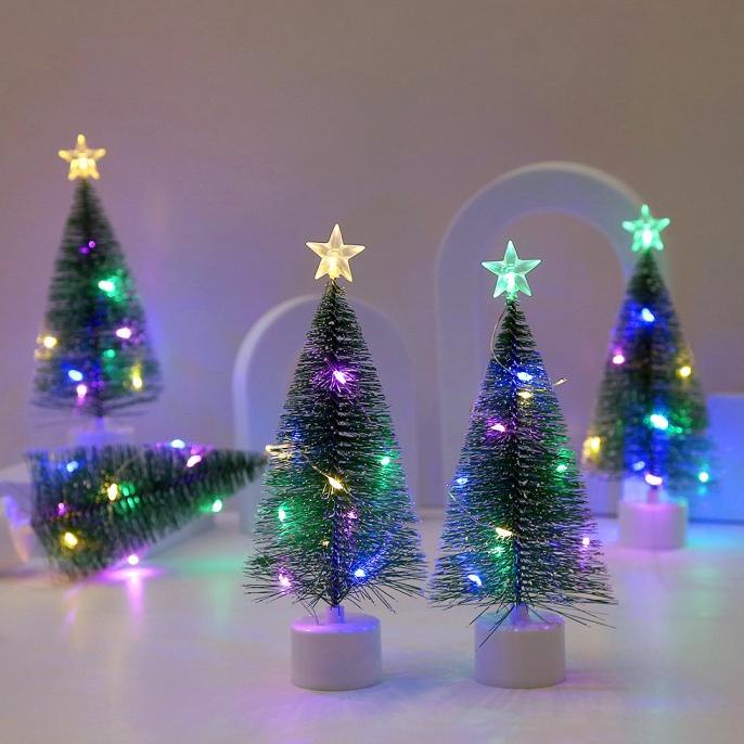 

New Sale Lampu Pohon Natal Mini Dekorasi Kado Souvenir Christmas Murah Grosir Limited Edition