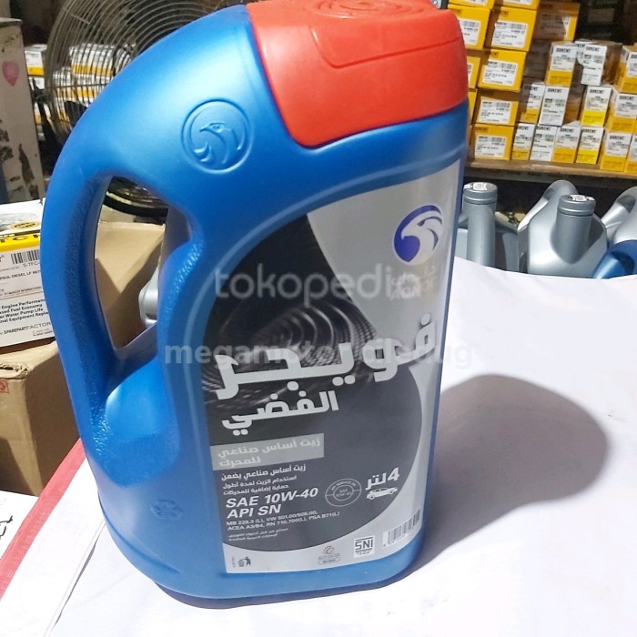 oli adnoc voyager silver 10w-40 api service sn isi 4 liter BEST