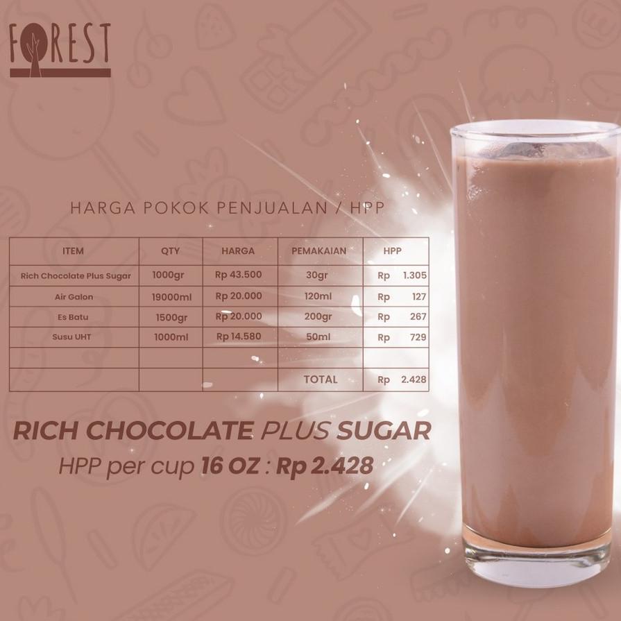 

Recomend Bubuk Minuman CHOCOLATE Powder 1000g PLUS GULA - Forest Bubble Drink !!