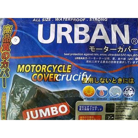 Cover Motor Urban Jumbo (Ninja 250, Vixion, Byson, Cb150R, Tiger, Dll) Terbaik