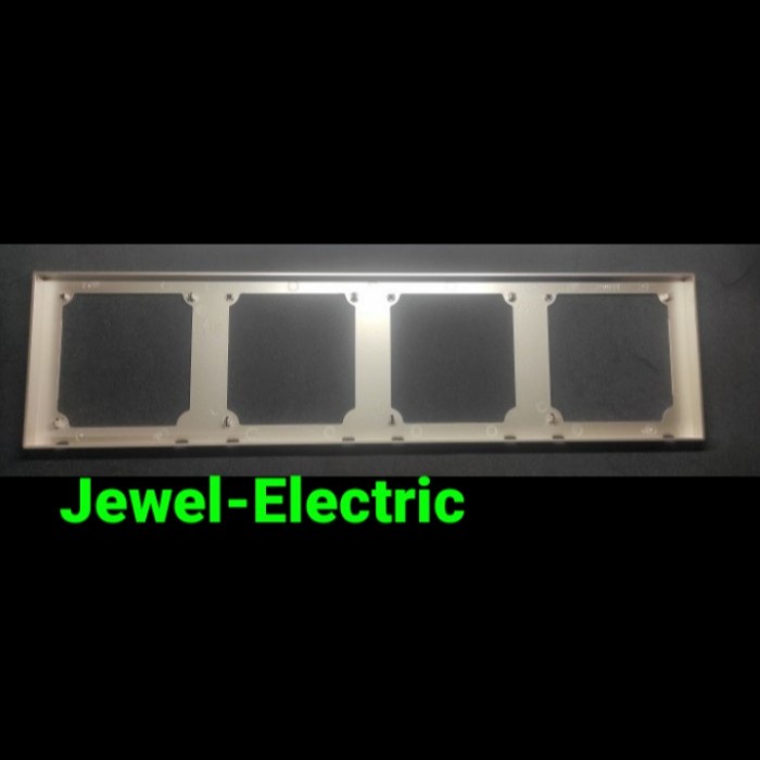 Frame Saklar Simon e6 agne 4 Gang Simon E6 720640-46 agne