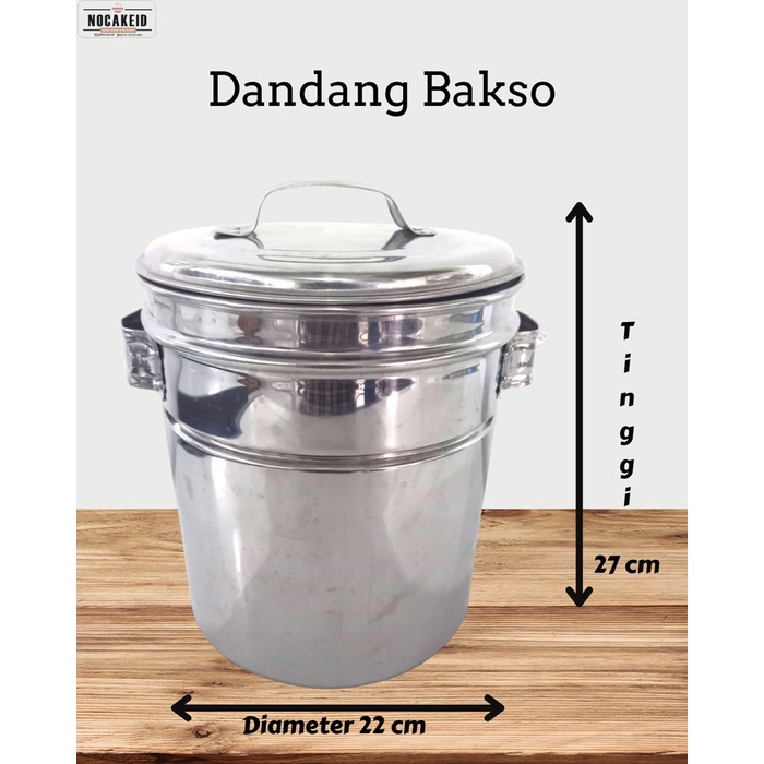 Promo Dandang Bakso Mini Stainless Dandang Bakso Panci Bakso