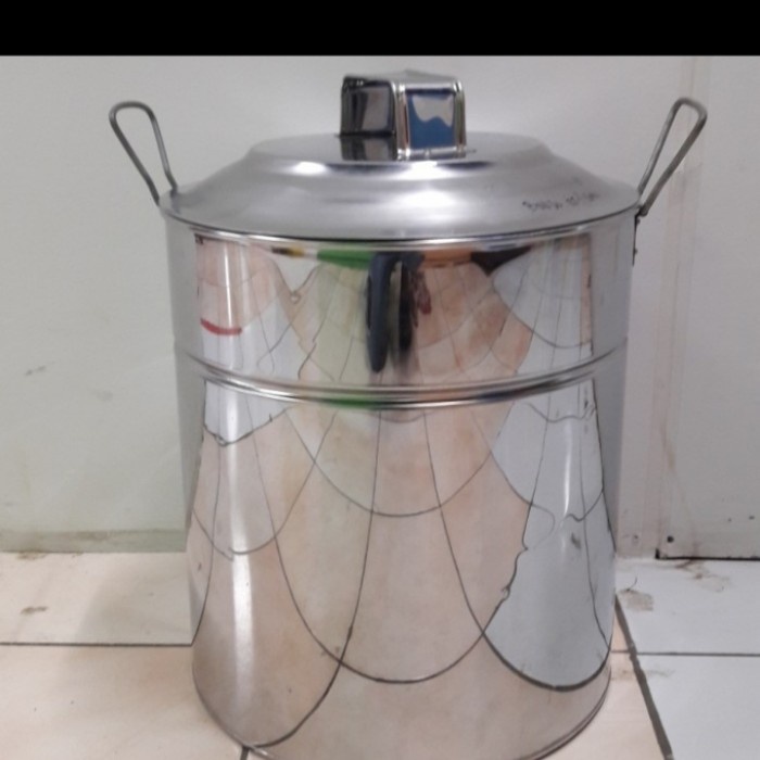 Promo Dandang Bakso Stenlis Ukuran 30Cm/ Langseng Bakso Ukuran 30Cm