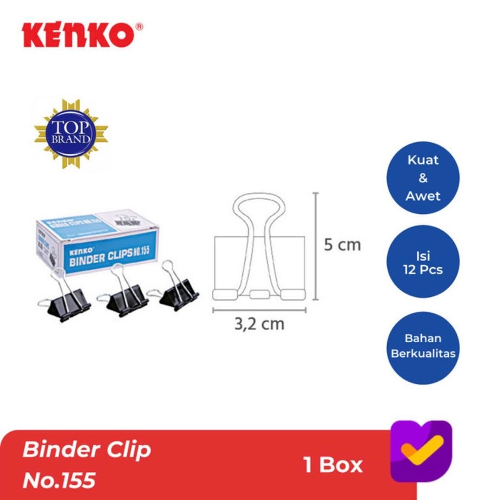 

Binder Clip 155 Kenko