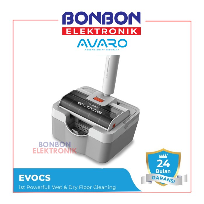 AVARO EVOCS VACUUM CLEANER CORDLESS - ALAT PEL CANGGIH WET & CLEANING ORIGINAL BEST QUALITY