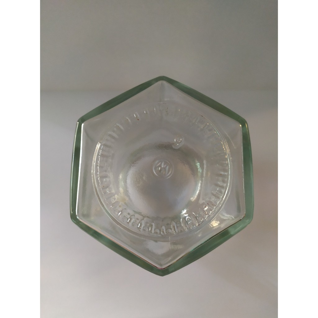 Toples / Jar Kaca Bening 280Ml - Hexagonal Baru (12 Pcs)