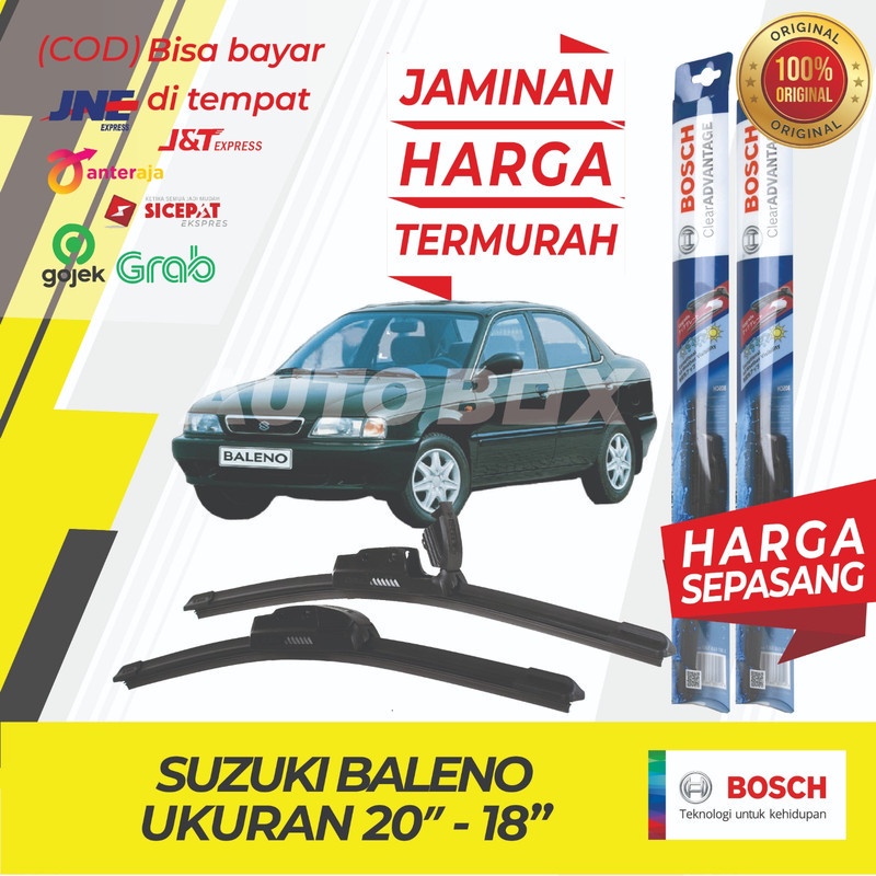 Wiper Frameless Suzuki Baleno Bosch Depan Sepasang