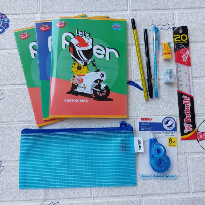 

Paket Alat Tulis KB TK SD SLTP SMU KULIAH Gambar Melukis Ketrampilan
