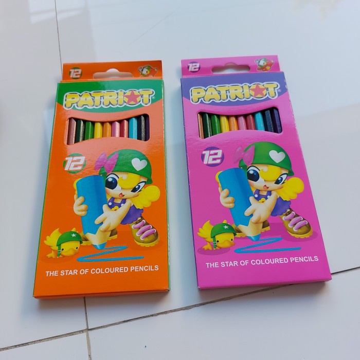 

Pensil Warna Patriot Panjang 12 Warna 1 Set