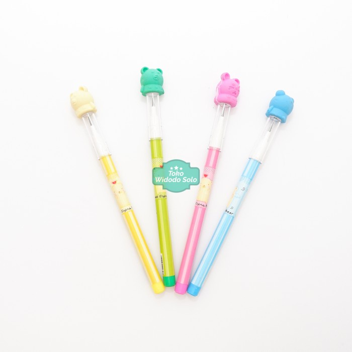 

Pensil Bensia Lantu Kepala Boneka Beruang 1 Buah