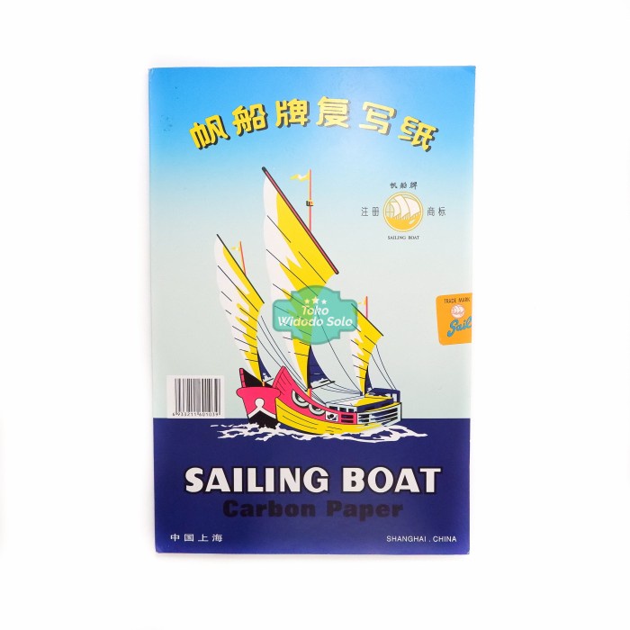 

Kertas Karbon Sailing Boat Folio F4 Satu Sisi Biru Isi 100 Lembar