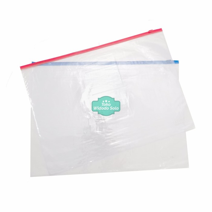 

Zipper Bag B4 Microtop Bening Transparan Amplop Map Plastik