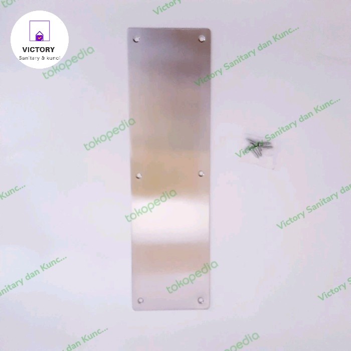 PUSH PLAT PLATE PINTU STAINLESS PLAT HANDLE