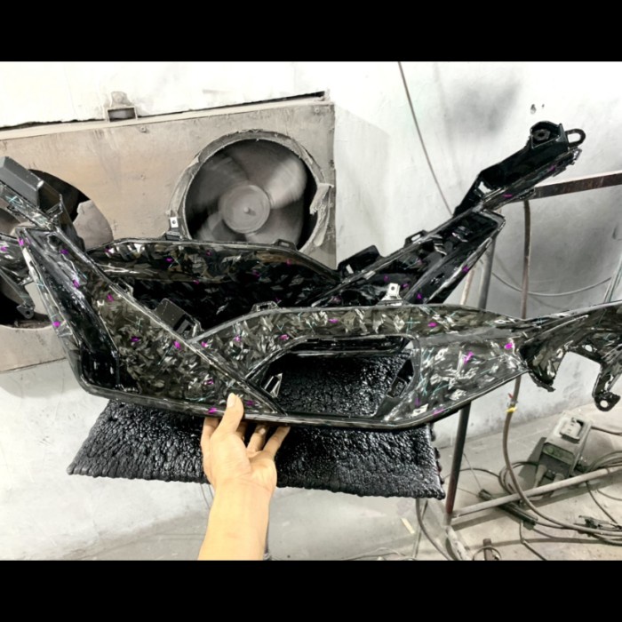 Step floor pcx 160/150 dek pijakan kaki pcx 160/150 carbon kevlar