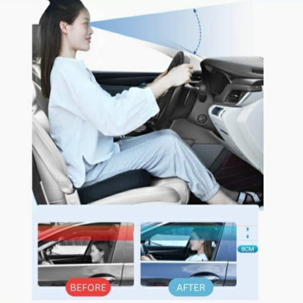 Bantal Duduk Memory Foam Ortopedi - Bantal Alas Kursi Mobil