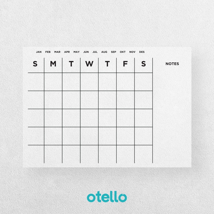 

Promo Monthly Planner Akrilik Wall Planner Dinding Schedule Board Jadwal - 45 X 30 Cm, Putih Terbaru