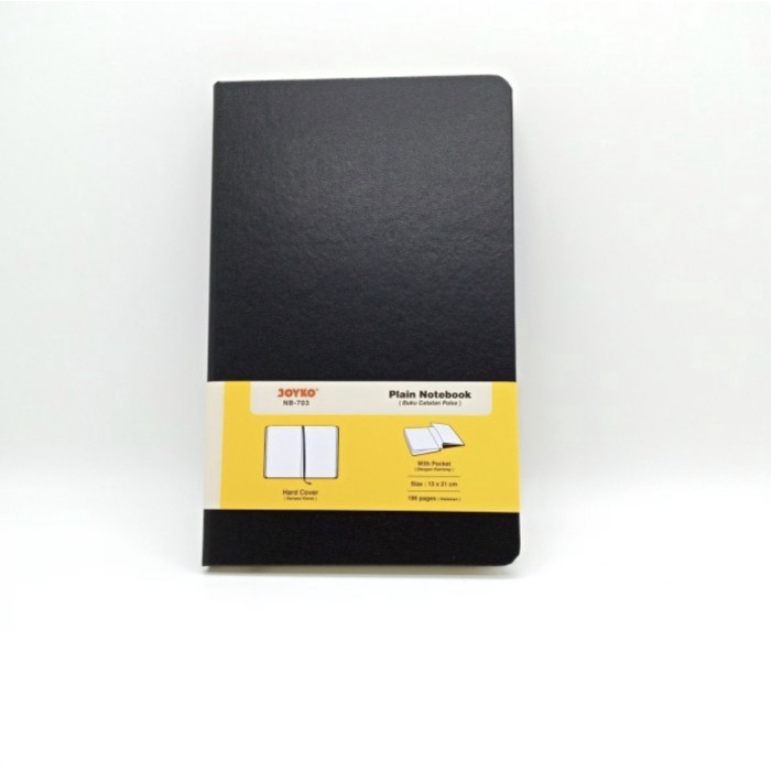 

Promo Plain Notebook Black Hardcover Buku Catatan Kertas Polos Diary Agenda Terbaru