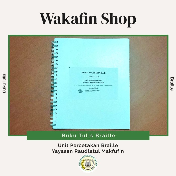 

Promo Diskon!!! Buku Tulis Braille Untuk Tunanetra Terbaru