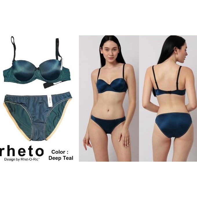 Bra set with panty Rheto halfcup