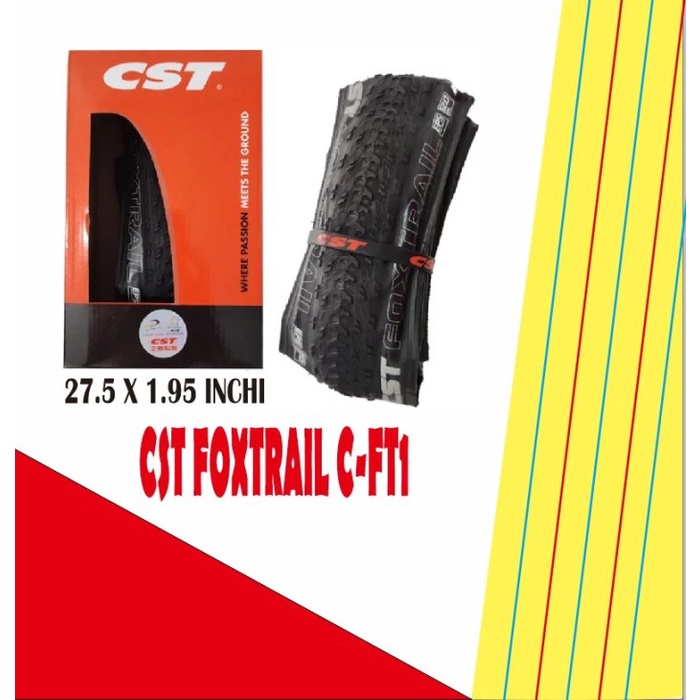 BAN LUAR CST FOXTRAIL C-FT1 BAN LUAR SEPEDA MTB 27.5 X 1.95 MTB KEVLAR ORIGINAL