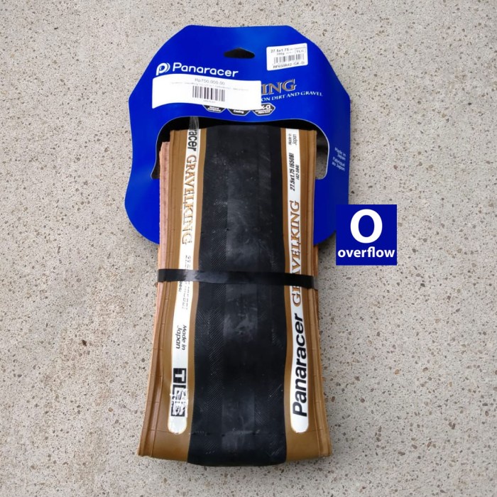 Promo Ban Panaracer Gravelking Tire (27.5 X 1.75 / 650B X 42) Black Brown
