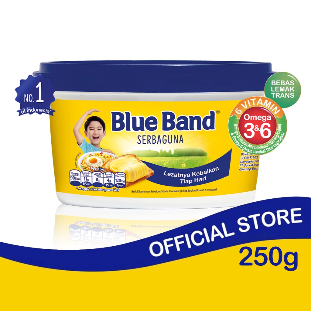 

Blue Band Serbaguna Margarin Masak 250 gr