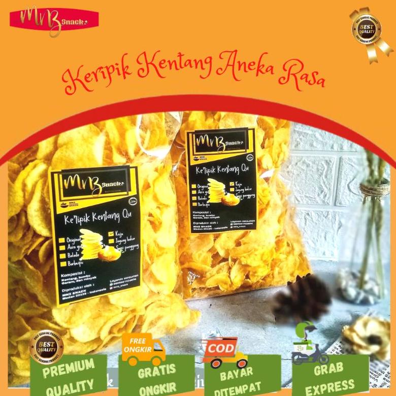 

Termurah Keripik Kentang Aneka rasa 500g kripik kentang kering kentang kentang goreng snack cemilan Best Seller