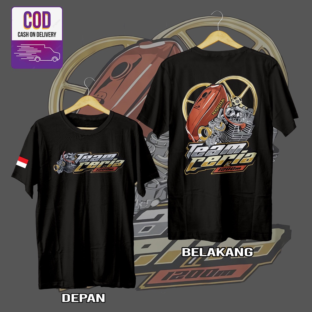 BARUU kaos team ceria.kaos Honda cb.kaos anniversary cb.kaos acara cb.kaos deklarasi cb.kaos