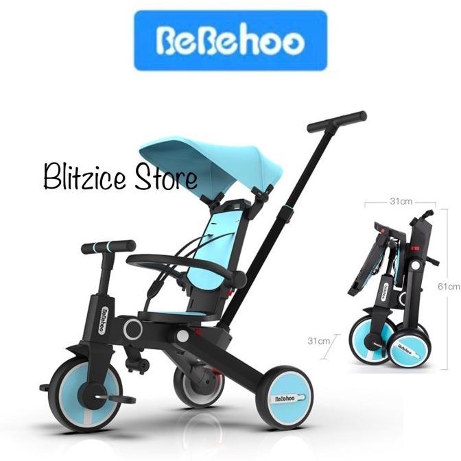 SALE BEBEHOO 7 in 1 GEN 2 Baby Stroller Sepeda Bayi Lipat Folding Trike TERMURAH