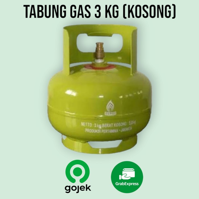 Tabung gas 3kg kosong