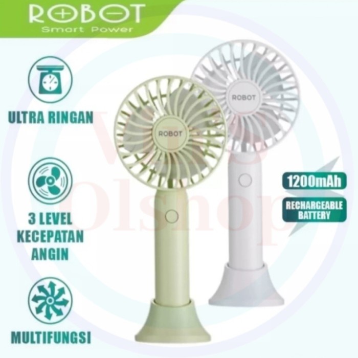 BISA COD Robot Portable Mini Fan RT BF19/ Kipas Angin Mini Robot Resmi /KIPAS ANGIN MINI/KIPAS ANGIN