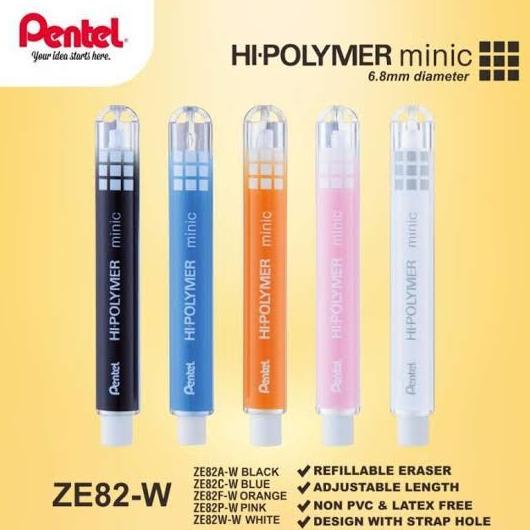 

BARANG TERBARU !!! PENTEL MINIC HI POLYMER SLIDE ERASER PENGHAPUS PENSIL - TERLARIS