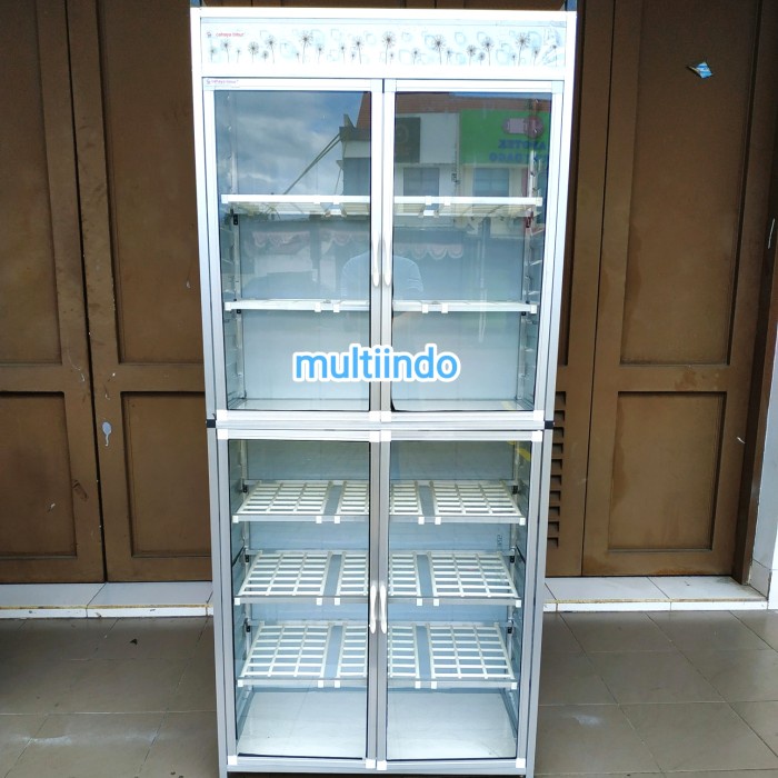 Terlaris Aluminium Kaca Lemari Rak Sepatu