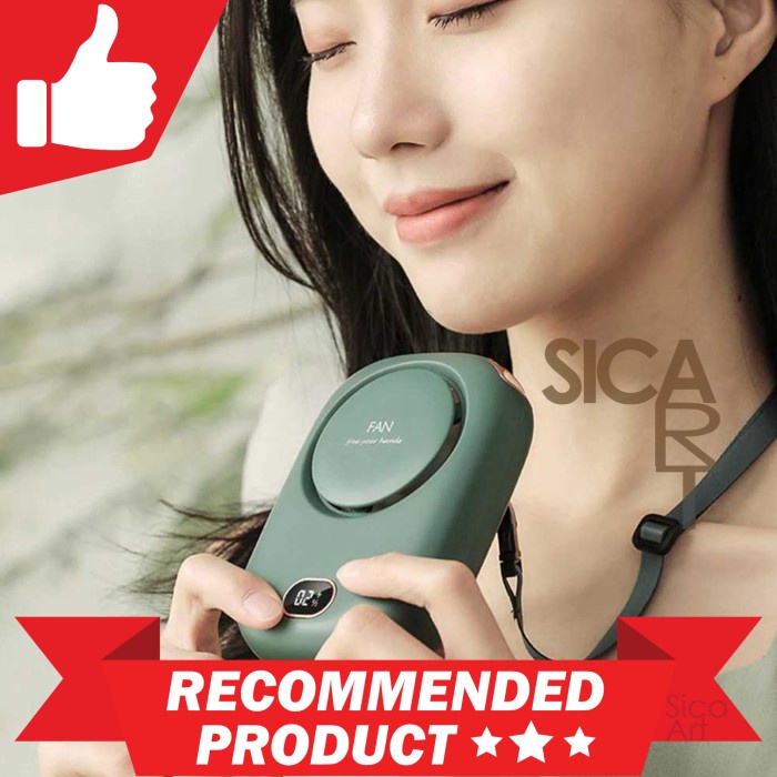TERMURAH Portable Premium Mini Neck Fan - Kipas Angin Gantung Leher Kalung /KIPAS ANGIN MINI/KIPAS