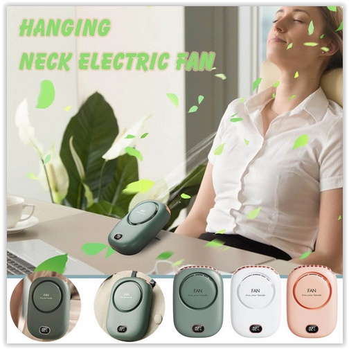 BISA COD Kipas Angin Portable Model Kalung Kipas Meja Kipas Pinggang /KIPAS ANGIN MINI/KIPAS ANGIN