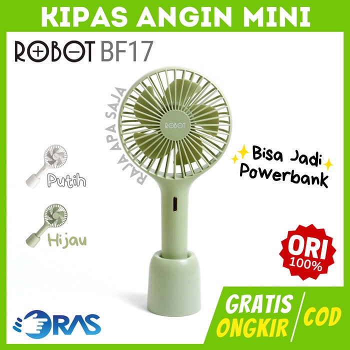 BISA COD Kipas Angin Mini Powerbank Portable Kecil Pocket Fan Tangan USB Robot /KIPAS ANGIN