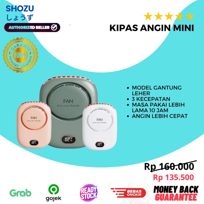 Discount Kipas Angin Mini Portable Kipas Angin Leher Model Gantung /KIPAS ANGIN MINI/KIPAS ANGIN