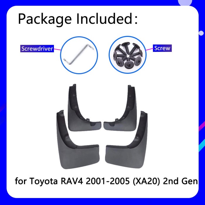 Cod - Spatbor Toyota Rav4 Rav 4 Xa20 2001 2005 2002 2003 2004 Mobil Mu Kode 023